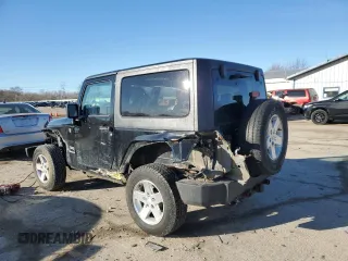 2013 Jeep Wrangler Sport with VIN 1C4AJWAG2DL699264, listed as a Copart auction lot 46889475 with 109,485 mi miles and Salvage Title. Bid and sale history available at carsss.com. Image 2.