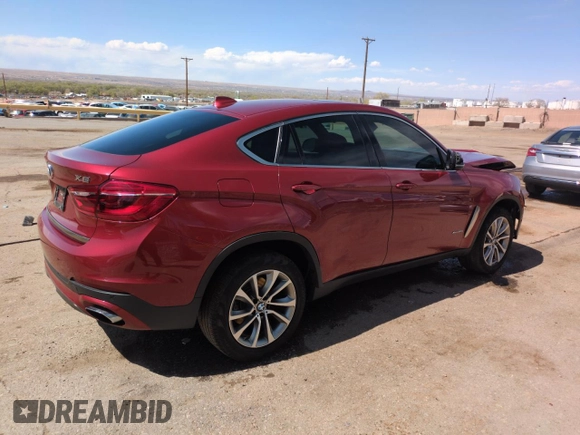 2018 BMW X6 xDrive50i with VIN 5UXKU6C54J0Z66522, listed as a Copart auction lot 50924585 with 49,359 mi miles and Salvage Title. Bid and sale history available at carsss.com. Image 3.