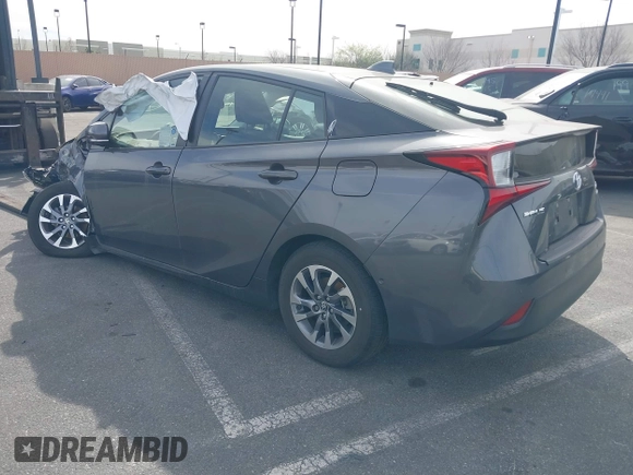 2020 Toyota Prius L Eco z VIN JTDKARFU9L3104882, wystawiony jako IAAI lot #41243035 z przebiegiem 29 013 mil mil oraz . Historia ofert i sprzedaży dostępna na DreamBid. Obrazek 3.