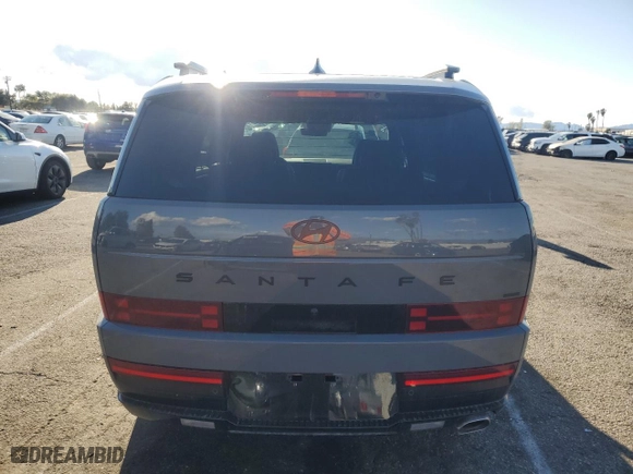 2025 Hyundai Santa Fe Calligraphy with VIN 5NMP5DGL4SH079151, listed as a Copart auction lot 48466585 with 5,250 mi miles and Salvage Title. Bid and sale history available at carsss.com. Image 6.