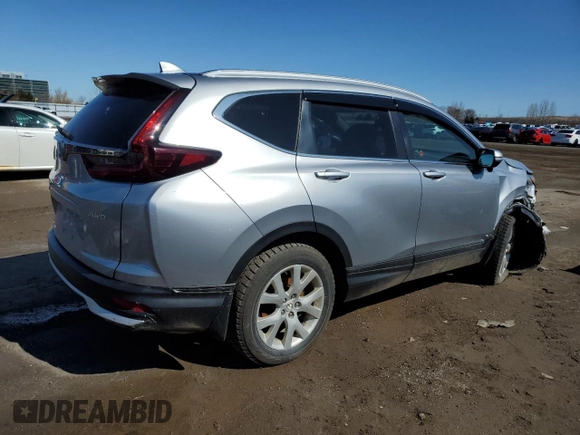 2021 Honda CR-V EX-L with VIN 2HKRW2H89MH215610, listed as a Copart auction lot 50299125 with 46,642 mi miles and Salvage Title. Bid and sale history available at carsss.com. Image 3.