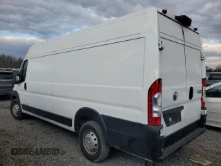 2023 Ram ProMaster Cargo with VIN 3C6MRVJGXPE544997, listed as a Copart auction lot 89184535 with 117,618 mi miles and Salvage Title. Bid and sale history available at DreamBid. Image 2.