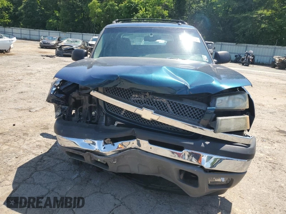 2005 Chevrolet Avalanche LS with VIN 3GNEC12Z45G241729, listed as a Copart auction lot 59558135 with 128,802 mi miles and Salvage title. Bid and sale history available at DreamBid. Image 5.