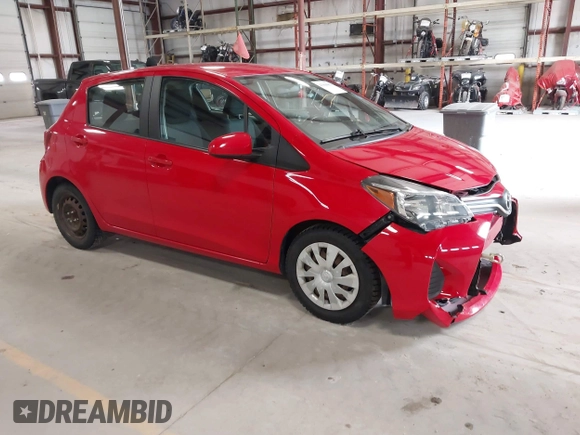 2015 Toyota Yaris L with VIN VNKKTUD30FA034347, listed as a IAAI auction lot 41968602 with 104,197 mi miles and . Bid and sale history available at DreamBid. Image 1.