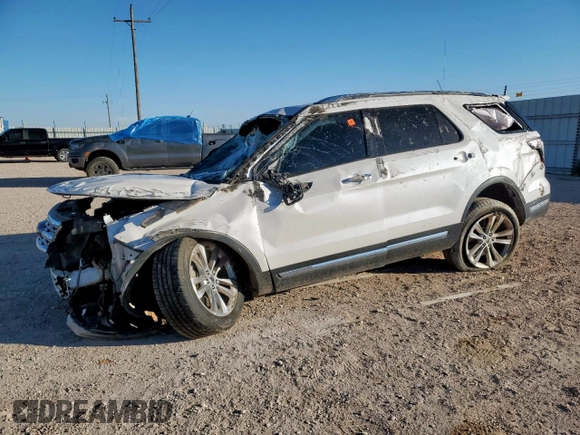2018 Ford Explorer Limited z VIN 1FM5K7F83JGC70270, wystawiony jako Copart lot #59527435 z przebiegiem 92 104 mil mil oraz Nie do naprawy • Non repairable. Historia ofert i sprzedaży dostępna na DreamBid. Obrazek 1.
