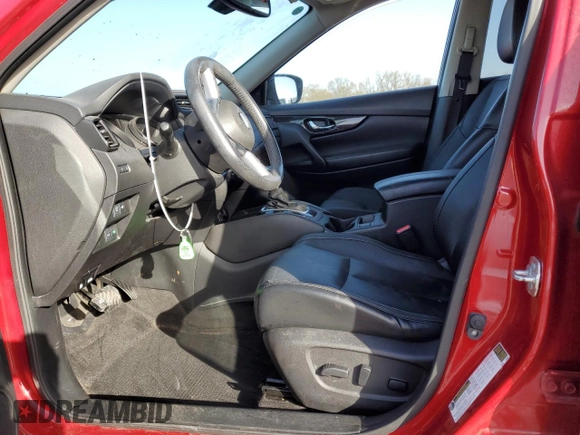 2017 Nissan Rogue SL with VIN JN8AT2MTXHW408272, listed as a Copart auction lot 49271525 with 62,143 mi miles and Salvage Title. Bid and sale history available at DreamBid. Image 7.