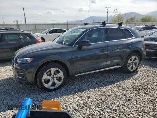 2021 Audi Q5 Premium Plus z VIN WA1BAAFY7M2118933, wystawiony jako Copart lot #57853415 z przebiegiem 58 112 mil mil oraz Szkoda całkowita • Salvage title. Historia ofert i sprzedaży dostępna na DreamBid. Obrazek 1.