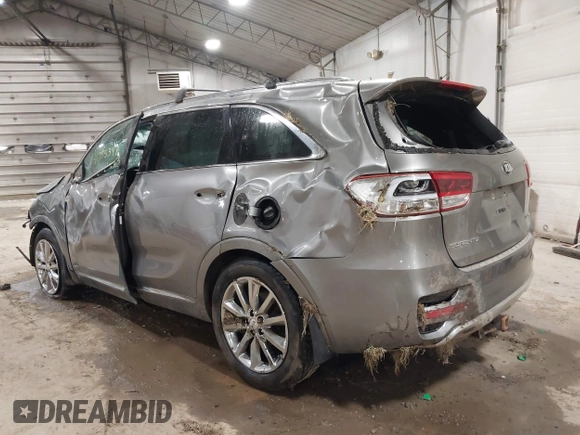 2018 Kia Sorento SX with VIN 5XYPKDA54JG390445, listed as a IAAI auction lot 41755347 with 147,691 mi miles and . Bid and sale history available at carsss.com. Image 3.