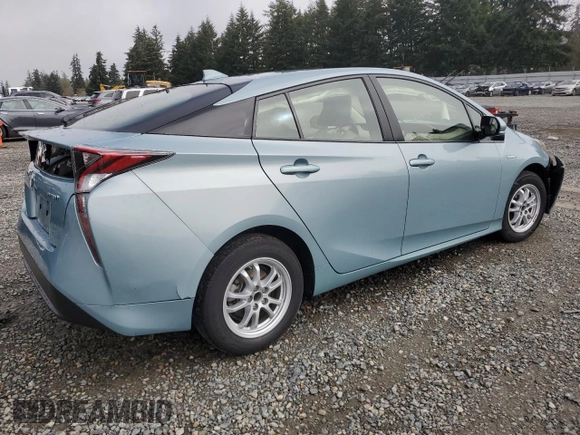 2017 Toyota Prius Two with VIN JTDKARFU5H3535288, listed as a Copart auction lot 50569585 with 235,252 mi miles and Salvage Title. Bid and sale history available at DreamBid. Image 3.