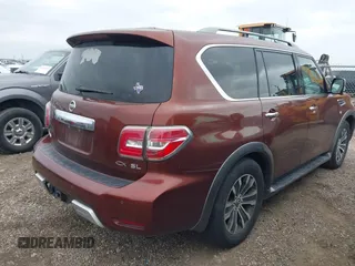 2018 Nissan Armada SL with VIN JN8AY2ND7J9050528, listed as a IAAI auction lot 41525232 with 106,179 mi miles and . Bid and sale history available at DreamBid. Image 4.