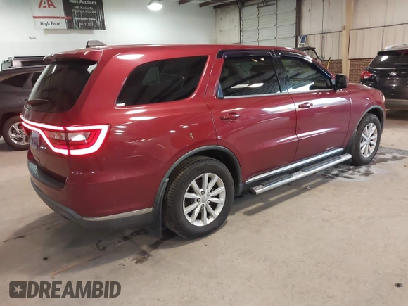 2014 Dodge Durango SXT with VIN 1C4RDHAG2EC344327, listed as a IAAI auction lot 41506093 with 142,264 mi miles and . Bid and sale history available at carsss.com. Image 4.