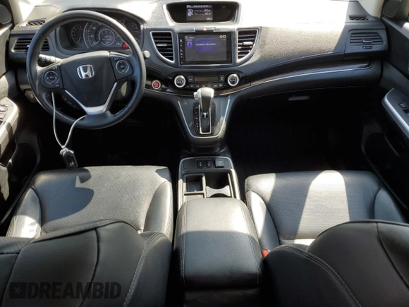 2015 Honda CR-V EX-L with VIN 2HKRM4H77FH652954, listed as a Copart auction lot 54355975 with 66,308 mi miles and Salvage Title. Bid and sale history available at carsss.com. Image 8.