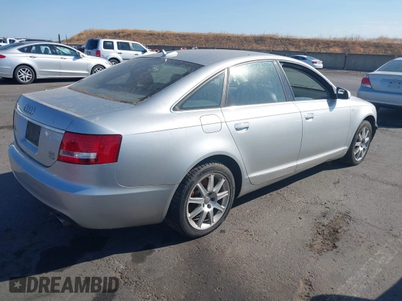 2005 Audi A6 with VIN WAUDG74F95N067286, listed as a IAAI auction lot 40220046 with 207,849 mi miles. Bid and sale history available at carsss.com. Image 4.