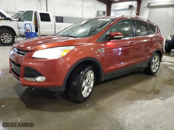 2015 Ford Escape Titanium with VIN 1FMCU9J92FUB98113, listed as a Copart auction lot 48299565 with 167,007 mi miles and Salvage Title. Bid and sale history available at carsss.com. Image 1.