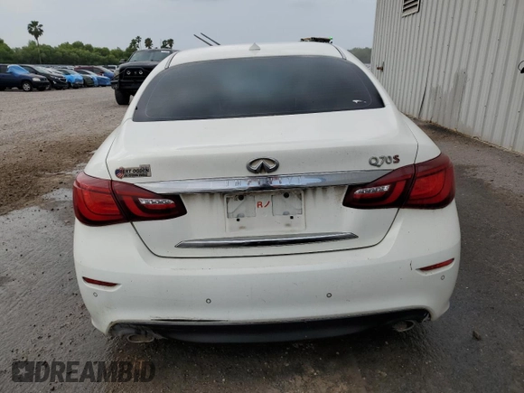 2015 Infiniti Q70 with VIN JN1BY1AP5FM542332, listed as a Copart auction lot 54433615 with 168,473 mi miles and Clean title. Bid and sale history available at DreamBid. Image 6.