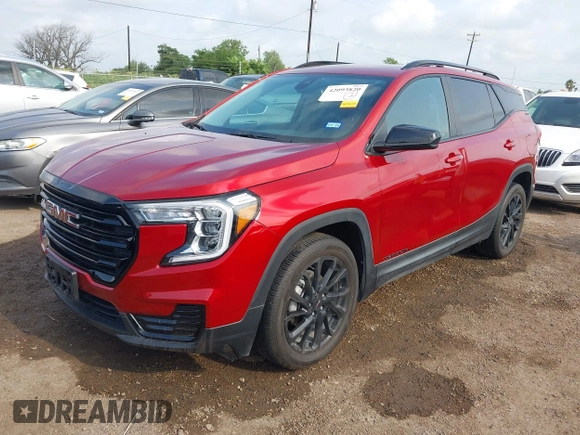 2024 GMC Terrain SLE with VIN 3GKALMEG3RL278680, listed as a IAAI auction lot 42093820 with 13,105 mi miles and . Bid and sale history available at DreamBid. Image 2.