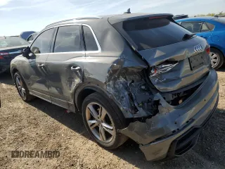 2020 Audi Q3 S line Prestige with VIN WA1FECF34L1106071, listed as a Copart auction lot 55766115 with 136,041 mi miles and Salvage title. Bid and sale history available at DreamBid. Image 2.