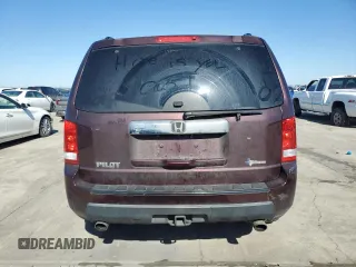 2011 Honda Pilot EX-L with VIN 5FNYF3H63BB047605, listed as a Copart auction lot 46696025 with 281,616 mi miles and Clean Title. Bid and sale history available at carsss.com. Image 6.