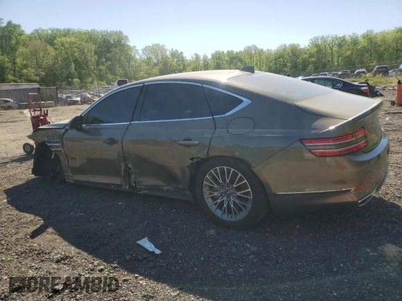 2023 Genesis G80 2.5T with VIN KMTGB4SC9PU195382, listed as a Copart auction lot 54671395 with 33,103 mi miles and Non Repairable. Bid and sale history available at carsss.com. Image 2.
