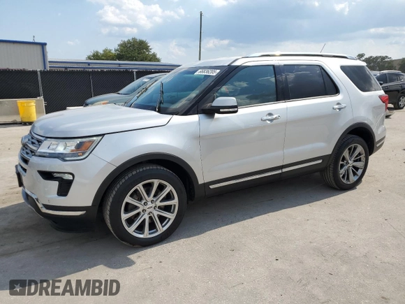 2018 Ford Explorer Limited с VIN 1FM5K8F88JGA85573, выставлен на аукционе Copart как лот 66836205 с пробегом 64 764 миль миль и Списание • Salvage title. История ставок и продаж доступна на DreamBid. Изображение 1.