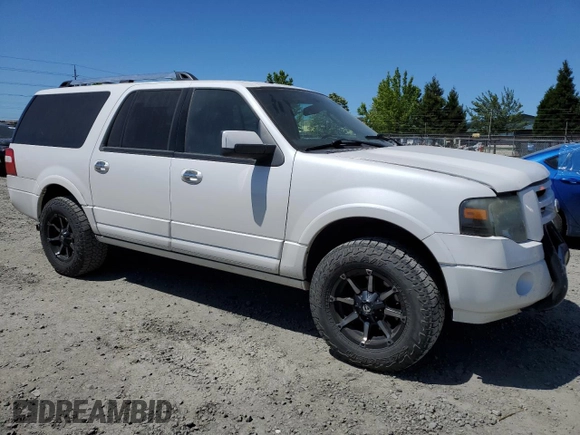 2010 Ford Expedition Max Limited with VIN 1FMJK2A51AEB72557, listed as a Copart auction lot 57664744 with 210,643 mi miles and Salvage title. Bid and sale history available at DreamBid. Image 4.