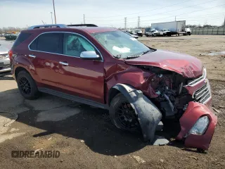 2016 Chevrolet Equinox LTZ with VIN 2GNALDEK2G1163798, listed as a Copart auction lot 51755235 with Not provided miles and Clean title. Bid and sale history available at DreamBid. Image 4.