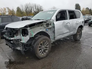 2018 Lexus GX with VIN JTJJM7FXXJ5183477, listed as a Copart auction lot 80084794 with 51,752 mi miles and Salvage Title. Bid and sale history available at carsss.com. Image 1.