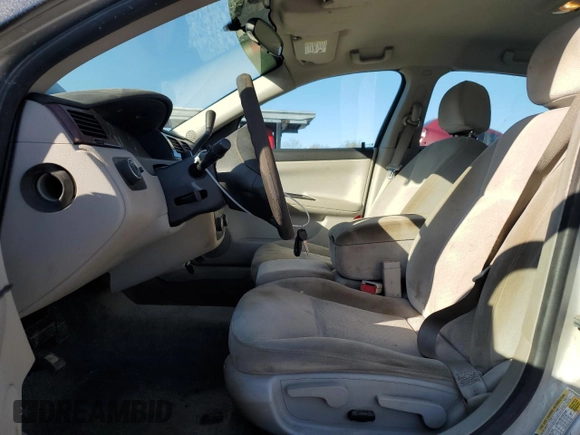 2008 Chevrolet Impala LT with VIN 2G1WT55NX89140652, listed as a Copart auction lot 54522965 with 160,322 mi miles and Salvage Title. Bid and sale history available at DreamBid. Image 7.