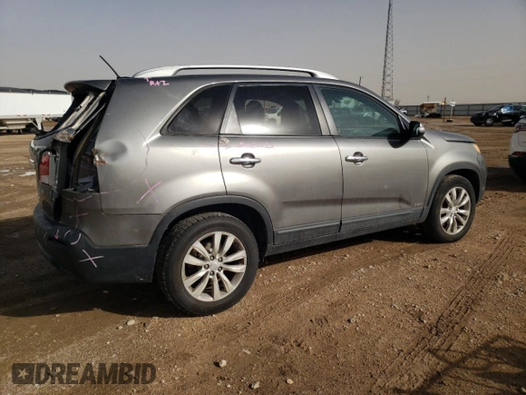2011 Kia Sorento EX with VIN 5XYKUDA28BG178675, listed as a Copart auction lot 47277865 with 165,512 mi miles and Salvage Title. Bid and sale history available at carsss.com. Image 3.