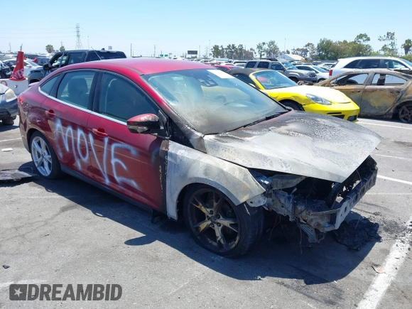 2016 Ford Focus Titanium with VIN 1FADP3J28GL362154, listed as a IAAI auction lot 42624259 with 15,000 mi miles and . Bid and sale history available at DreamBid. Image 1.