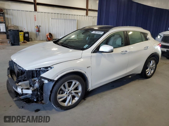2018 Infiniti QX30 ESSENTIAL with VIN SJKCH5CP6JA040989, listed as a Copart auction lot 78616433 with 79,229 mi miles. Bid and sale history available at carsss.com. Image 1.