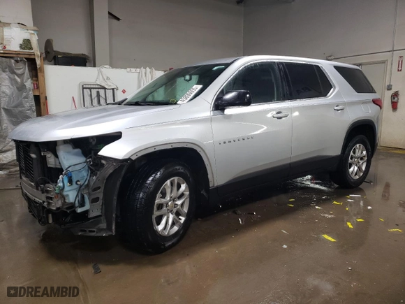 2018 Chevrolet Traverse LS with VIN 1GNERFKW8JJ268474, listed as a Copart auction lot 45890655 with 139,786 mi miles and Salvage Title. Bid and sale history available at carsss.com. Image 1.