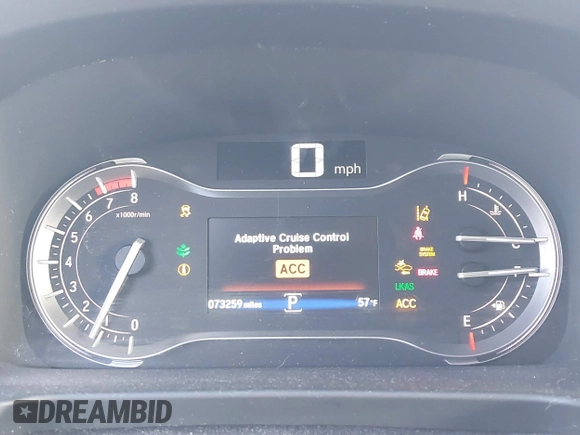 2020 Honda Ridgeline RTL with VIN 5FPYK3F59LB023212, listed as a IAAI auction lot 40704228 with 73,259 mi miles and . Bid and sale history available at DreamBid. Image 7.