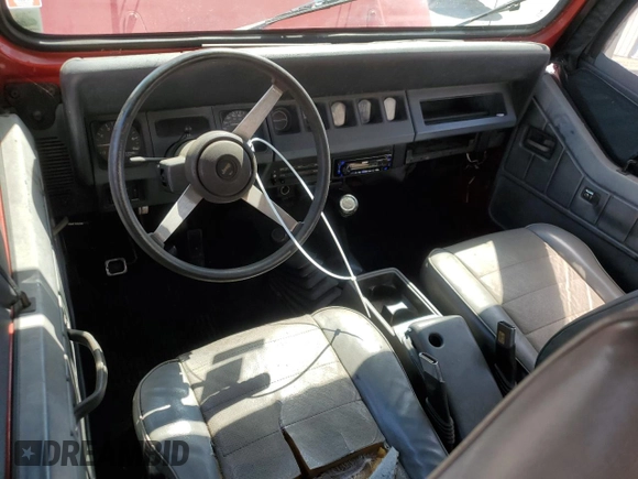 1994 Jeep Wrangler S with VIN 1J4FY19P7RP456133, listed as a Copart auction lot 52781975 with 295,953 mi miles and Salvage Title. Bid and sale history available at carsss.com. Image 8.