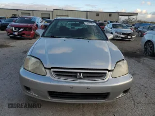 1999 Honda Civic EX with VIN 1HGEJ814XXL037182, listed as a Copart auction lot 78575484 with 204,165 mi miles and Salvage Title. Bid and sale history available at carsss.com. Image 5.