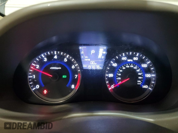 2013 Hyundai Accent GLS with VIN KMHCT4AE1DU542823, listed as a Copart auction lot 49274385 with 197,078 mi miles and Salvage Title. Bid and sale history available at carsss.com. Image 9.