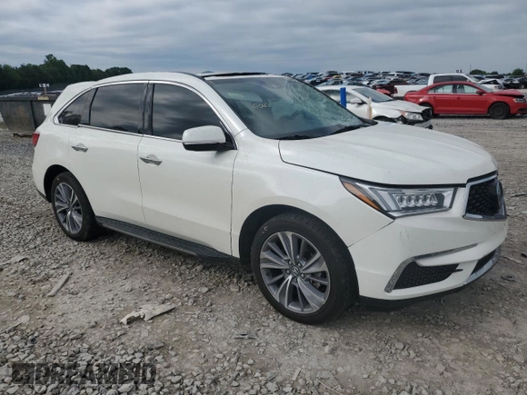 2017 Acura MDX Technology z VIN 5FRYD4H57HB034222, wystawiony jako Copart lot #57698485 z przebiegiem 85 414 mil mil oraz Szkoda całkowita • Salvage title. Historia ofert i sprzedaży dostępna na DreamBid. Obrazek 4.