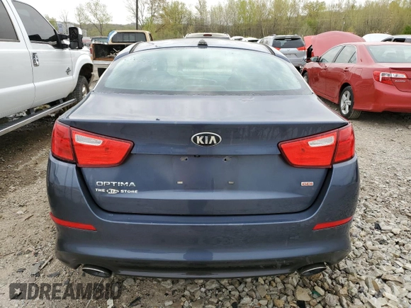 2015 Kia Optima LX with VIN 5XXGM4A77FG417953, listed as a Copart auction lot 52033725 with 147,970 mi miles and Non repairable. Bid and sale history available at DreamBid. Image 6.