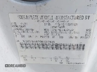 2016 Ford F-250 XL with VIN 1FD7X2B67GEC87420, listed as a IAAI auction lot 42014966 with Not provided miles and . Bid and sale history available at DreamBid. Image 9.