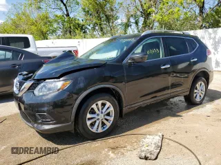 2016 Nissan Rogue SV with VIN KNMAT2MV1GP716047, listed as a Copart auction lot 51146383 with 108,653 mi miles and Salvage Title. Bid and sale history available at carsss.com. Image 1.