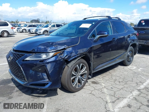 2022 Lexus RX with VIN 2T2HZMAA1NC226807, listed as a IAAI auction lot 41795157 with 38,073 mi miles. Bid and sale history available at carsss.com. Image 2.