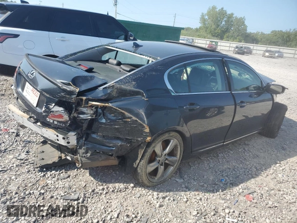 2008 Lexus GS 350 with VIN JTHBE96S780030744, listed as a Copart auction lot 66093134 with 0 mi miles and Salvage Title. Bid and sale history available at carsss.com. Image 3.