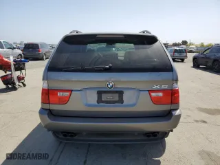 2005 BMW X5 4.4i with VIN 5UXFB53505LV13083, listed as a Copart auction lot 54404455 with 69,983 mi miles and Clean Title. Bid and sale history available at carsss.com. Image 6.