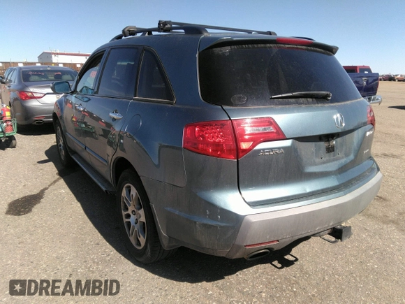 2007 Acura MDX with VIN 2HNYD28207H531210, listed as a IAAI auction lot 41785747 with 165,645 mi miles. Bid and sale history available at carsss.com. Image 3.
