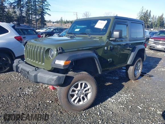 2021 Jeep Wrangler Sport S with VIN 1C4GJXAN0MW647662, listed as a IAAI auction lot 41336264 with 41,612 mi miles and . Bid and sale history available at DreamBid. Image 17.