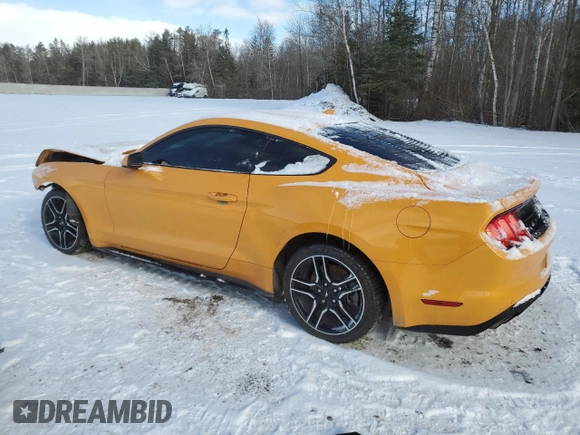 2022 Ford Mustang EcoBoost with VIN 1FA6P8TH2N5144882, listed as a Copart auction lot 85665864 with 22,551 mi miles and Salvage Title. Bid and sale history available at carsss.com. Image 2.
