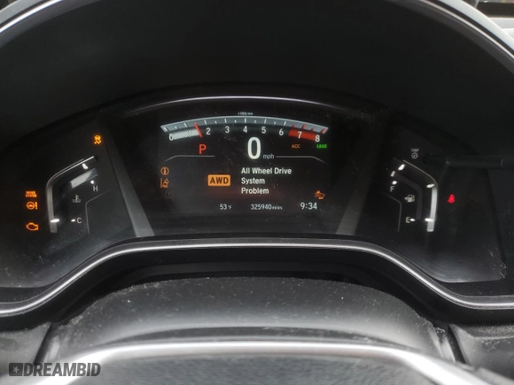 2017 Honda CR-V EX with VIN 5J6RW2H52HL055152, listed as a Copart auction lot 48219815 with 325,940 mi miles and Clean Title. Bid and sale history available at carsss.com. Image 9.