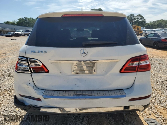 2015 Mercedes-Benz M 350 with VIN 4JGDA5JB6FA617820, listed as a Copart auction lot 57787965 with 135,285 mi miles and Salvage title. Bid and sale history available at DreamBid. Image 6.