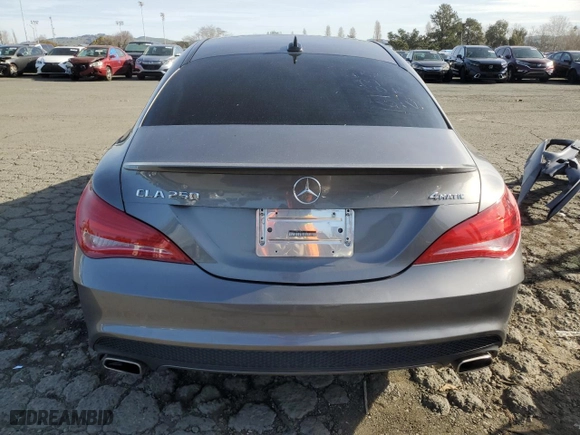2016 Mercedes-Benz CLA with VIN WDDSJ4GB9GN390703, listed as a Copart auction lot 46541545 with 61,619 mi miles and Salvage Title. Bid and sale history available at carsss.com. Image 6.