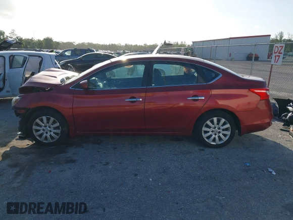 2016 Nissan Sentra SV with VIN 3N1AB7AP5GY227044, listed as a IAAI auction lot 41946765 with 46,333 mi miles and . Bid and sale history available at DreamBid. Image 13.